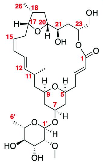 Diagram of Isomandelalide